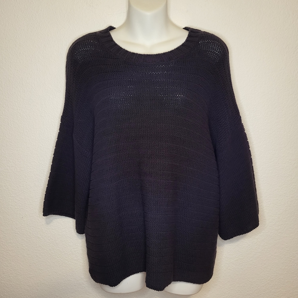 Margaret O’Leary Rib Knit Chunky Sweater size Large